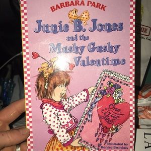 1999 junie b Jones and the mushy gushy valentine children’s book